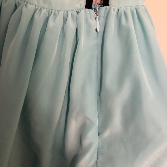 LULU’S Illusion Lace Aqua Dress - Picture 5 of 7